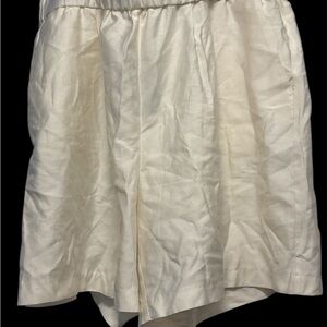 H&M Cream High Waist baggy ShortsSz XL